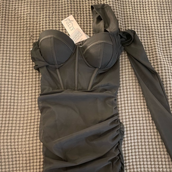 Oh Polly Ingenue Corset Midi Dress - Picture 4 of 12